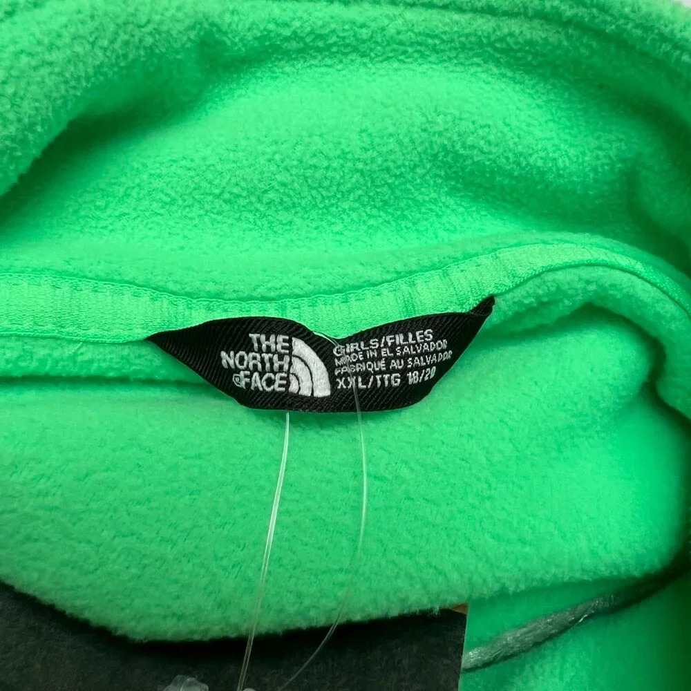 The North Face Girl's Glacier 'Chlorophyll Green' Pullover NF0A84M48YK size 2XL